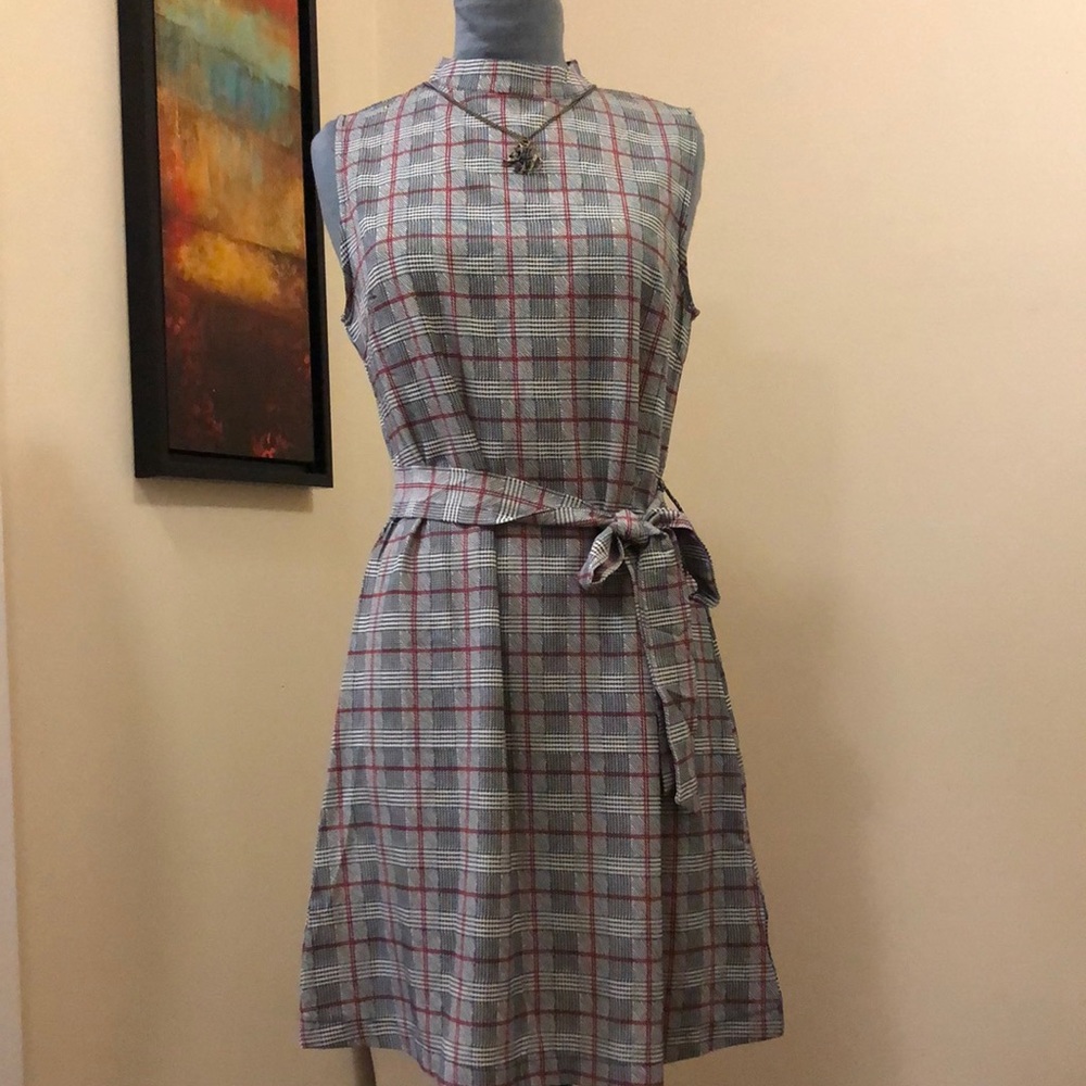 Checkered Design Dress